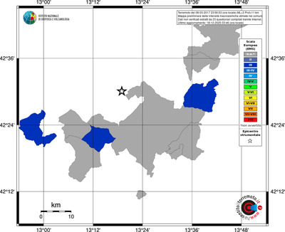 Mappa EMS - territori comuni