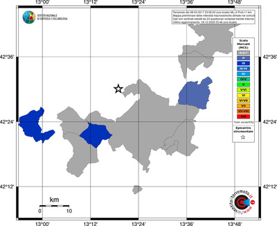 Mappa MCS - territori comuni