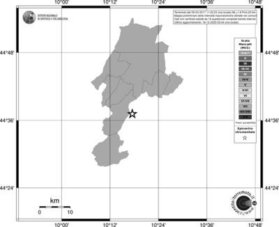 Mappa MCS - territori comuni
