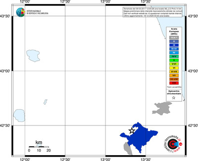 Mappa EMS - territori comuni