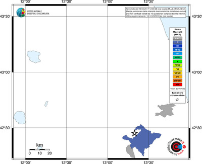 Mappa MCS - territori comuni