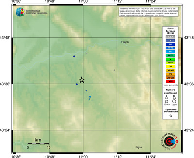 Mappa EMS - località
