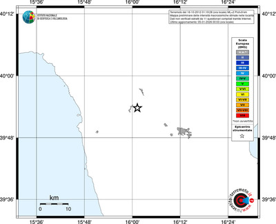 Mappa EMS - territori località
