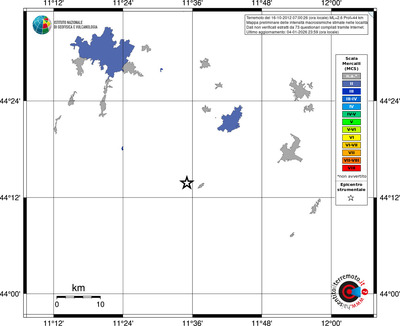 Mappa MCS - territori località