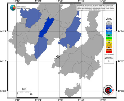 Mappa MCS - territori comuni