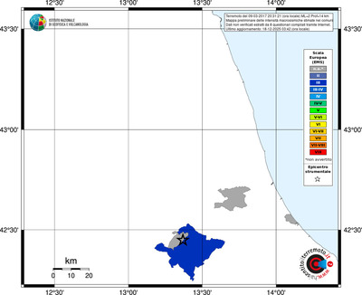 Mappa EMS - territori comuni