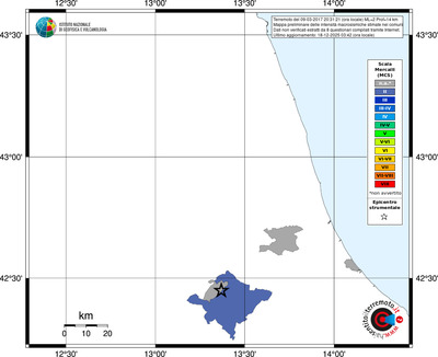 Mappa MCS - territori comuni