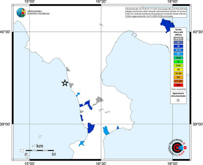 Mappa MCS - territori comuni