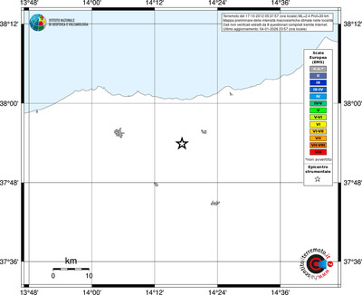 Mappa EMS - territori località