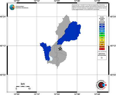 Mappa EMS - territori comuni