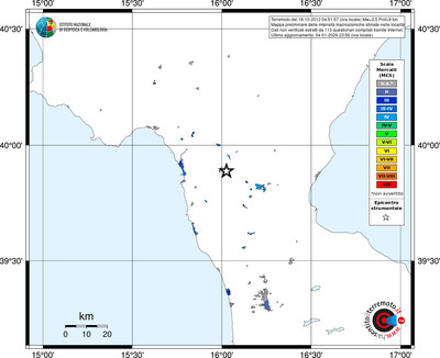 Mappa MCS - territori località