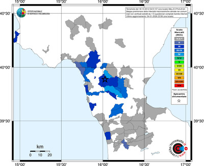 Mappa MCS - territori comuni