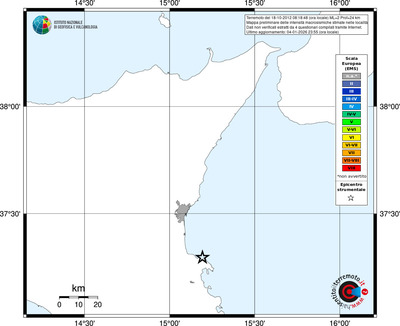 Mappa EMS - territori località