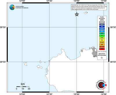Mappa EMS - territori località
