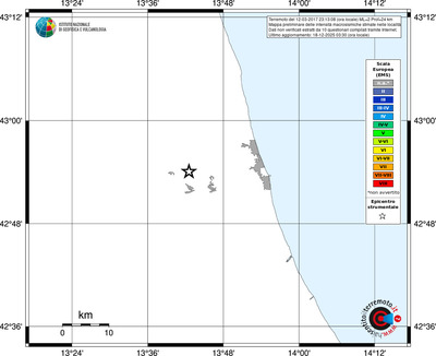 Mappa EMS - territori località