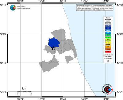 Mappa EMS - territori comuni