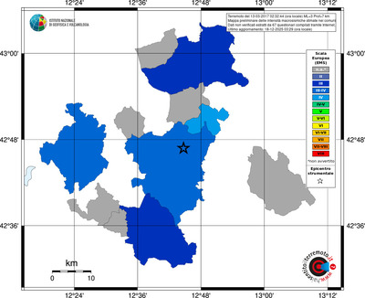 Mappa EMS - territori comuni