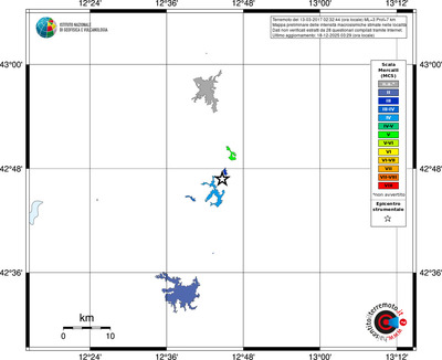 Mappa MCS - territori località