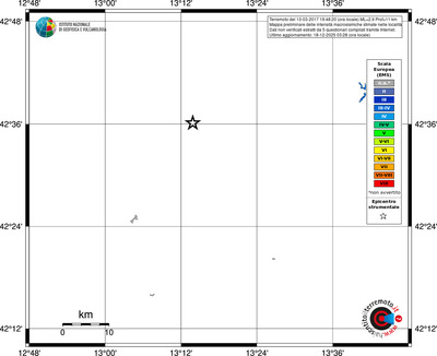 Mappa EMS - territori località