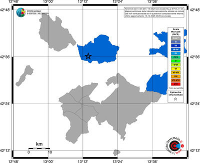 Mappa MCS - territori comuni