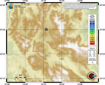 Mappa MCS - località