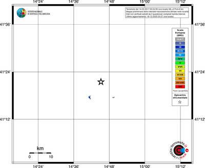 Mappa EMS - territori località