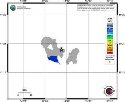 Mappa EMS - territori comuni