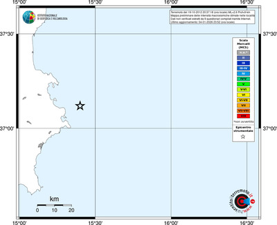 Mappa MCS - territori località