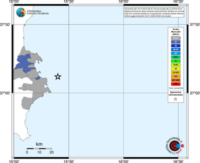 Mappa MCS - territori comuni
