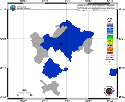Mappa EMS - territori comuni
