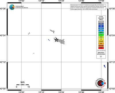 Mappa MCS - territori località