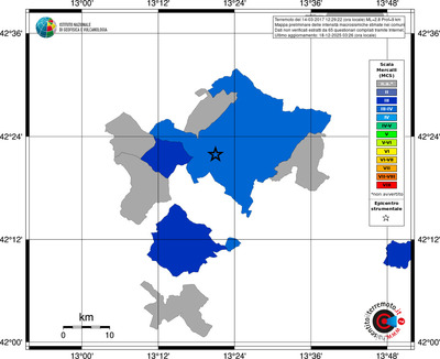 Mappa MCS - territori comuni