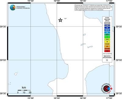 Mappa MCS - territori località