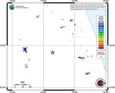 Mappa MCS - territori località