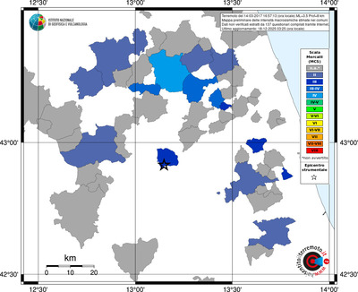 Mappa MCS - territori comuni