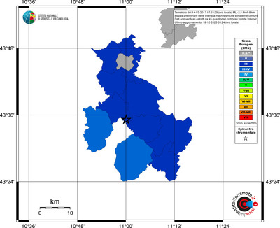 Mappa EMS - territori comuni