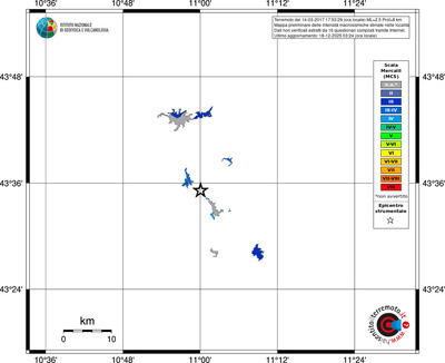 Mappa MCS - territori località