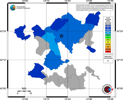 Mappa EMS - territori comuni