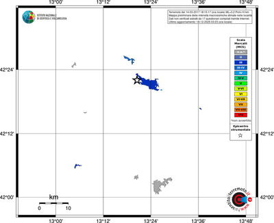 Mappa MCS - territori località