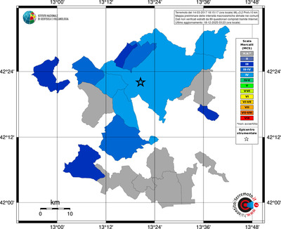 Mappa MCS - territori comuni