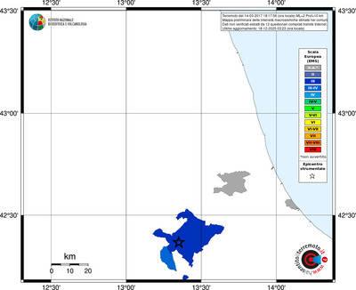 Mappa EMS - territori comuni