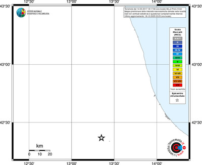 Mappa MCS - territori località