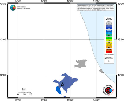 Mappa MCS - territori comuni