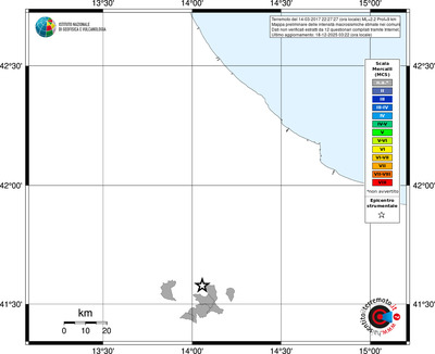 Mappa MCS - territori comuni