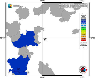 Mappa EMS - territori comuni