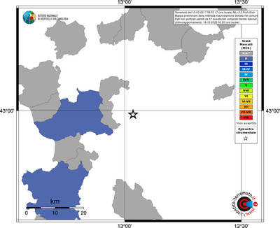 Mappa MCS - territori comuni