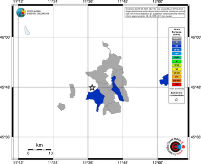 Mappa EMS - territori comuni