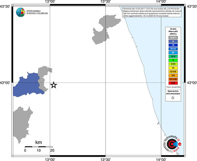 Mappa MCS - territori comuni