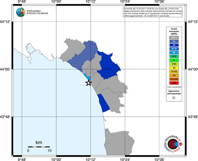 Mappa EMS - territori comuni