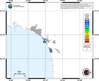 Mappa MCS - territori località